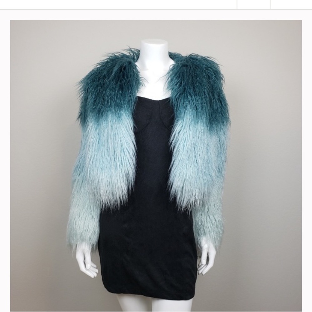 Faux fur jacket